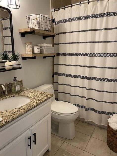 Tan And Black Bathroom Ideas, Black White And Tan Bathroom, Tan And Gray Bathroom, White And Tan Bathroom, Black And Tan Bathroom, Tan Bathroom Ideas, Black And Cream Bathroom, Cozy House Decor, Bathroom Neutral