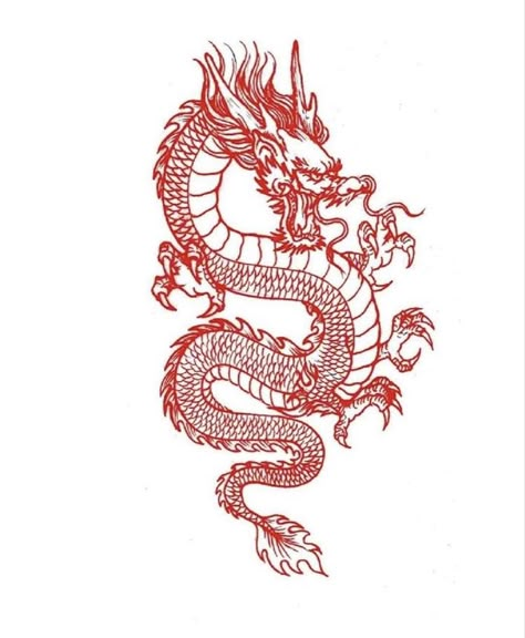 Dragon Tattoo Outline, Dragon Tattoo Stencil, Red Dragon Tattoo, Small Dragon Tattoos, Japanese Dragon Tattoo, Dragon Tattoo For Women, Japanese Dragon Tattoos, Tattoo Prices, Inspiration Tattoos