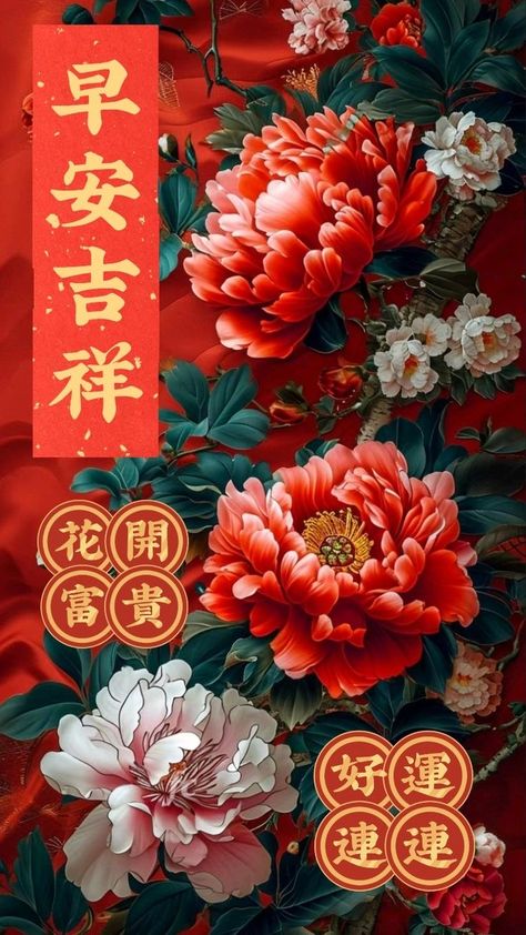 Happy Birthday Art Draw, Cny Greetings, Red Wedding Invitations, Chinese New Year Card, New Wallpaper Iphone, Chinese New Year Greeting, Happy Birthday Art, Chinese Festival, Birthday Art