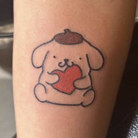 Pompompurin Tattoo, Hello Kitty, Kitty, Tattoos