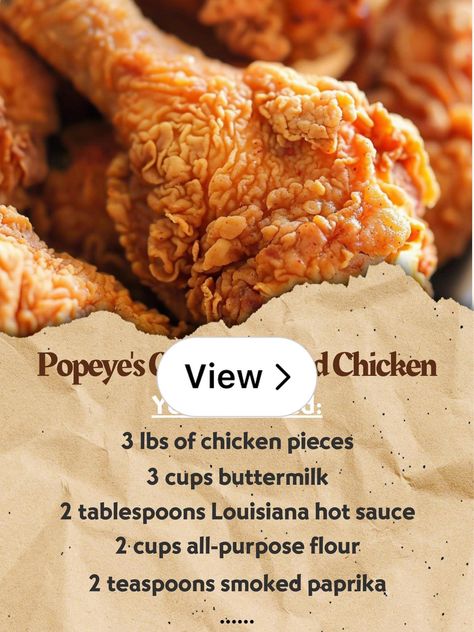 Lemon8 · Popeyes on Deck!!! · @anjelica_raisa Popeyes Chicken Recipe, Fried Chicken Recipe Southern, Popeyes Chicken, Louisiana Hot Sauce, Great Chicken Recipes, Copycat Restaurant Recipes, Fried Chicken Recipes, Oven Recipes, Chicken Dishes Recipes