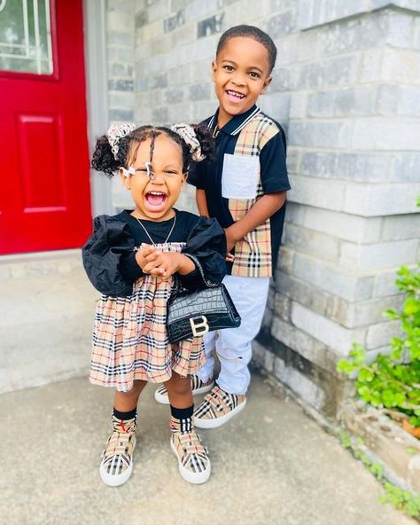 Tay on Instagram: "Big burr 🥶• • #explore #explorepage #miniinfluencer #brothersister |brother sister outfits, Burberry outfits, neutral outfits, kids outfit inspo, kids Burberry , Pinterest aesthetic, sibling matching outfits|" Siblings Matching Outfits, Siblings Outfits Brother Sister, Disney World Sibling Outfits, Burberry Outfits, Coordinating Sibling Outfits, Brother Sister Matching Outfits, Matching Kids Outfits, Brother Sister Outfits, Matching Sibling Outfits