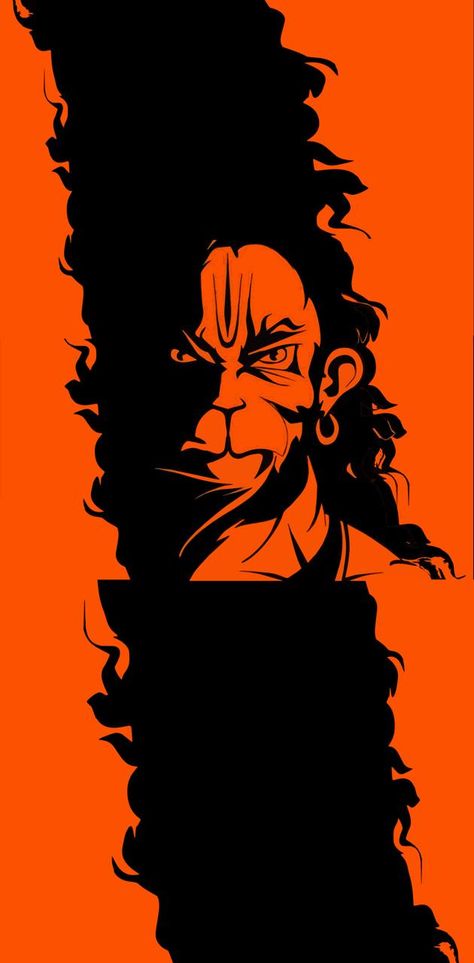 Hanuman Mobile Wallpaper, Hanuman Flag, Orange Hd Wallpaper, Hanuman Black, Hanu Man, Car Wallpaper For Mobile, Hanuman Dada, Shree Hanuman, Impressive Wallpaper