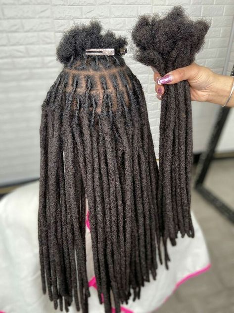 Hairstyles For My Birthday, Micro Braids Human Hair, Mohawk Braid Styles, Extension Dreadlocks, Relaxed Hair Braids, Loc Extensions Human Hair, Braids And Weave, Braids Human Hair, Locs Extensions