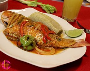 Haitian Fish Recipe Red Snapper, Haitian Red Snapper Recipes, Haitian Fish Recipe, Haiti Recipes, Haitian Dishes, Haitian Cuisine, Haitian Recipes, Caribbean Dishes, Island Recipes