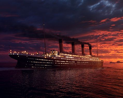 Ship & Yacht Cruise Ship, Titanic, The Ocean, Sailing