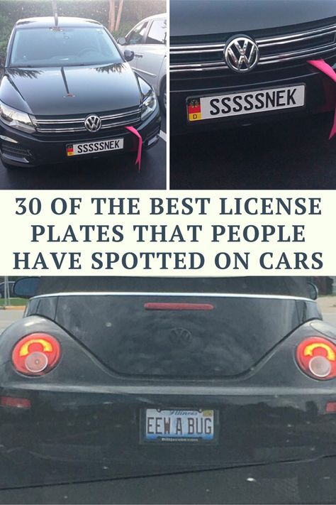 Number Plate Ideas Car, Best License Plates, Funny Number Plates, Vanity Plate Ideas, Cool License Plates, Funny License Plates, Personalised Number Plates, Quotes Pretty, Car Number Plates