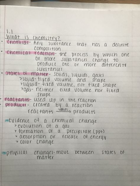 High school chemistry notes Chemistry Cheat Sheet High Schools, Chemistry Lessons High School, Notes High School, What Is Chemistry, Notes Chemistry, Middle School Chemistry, Organization Notes, Ap Chemistry, School Study Ideas