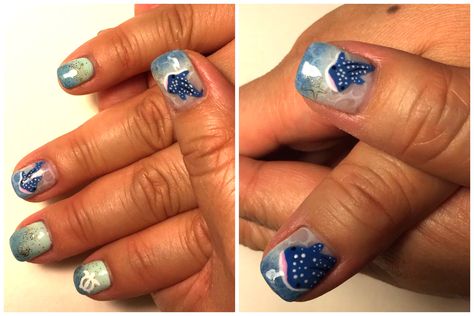 Hand Drawn - whale shark Scuba Nails, Whale Shark Nails, Shark Nail Designs, Whale Nails, Shark Nail Art, Shark Nails, Glam Ideas, Ocean Nails, Fake Nails Designs