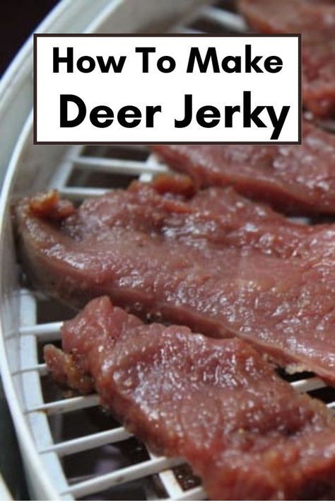 Teriyaki Venison Jerky Recipe, Deer Jerkey Recipes Dehydrator, Deer Sticks Recipe, Deer Jerky Recipe Dehydrator, Butchering Deer, Dehydrated Meat, Jerky Marinade Recipes, Beef Jerky Dehydrator, Jerky Recipes Dehydrator