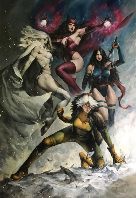 Miss Hulk, Xmen Art, Xmen Comics, Marvel Heroines, Female Villains, Marvel Characters Art, Comic Book Artwork, Emma Frost, Marvel Comic Universe