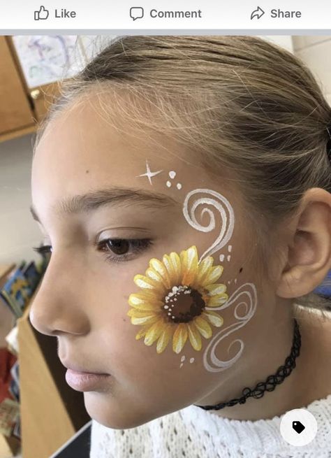 Back To School Face Paint, Kids Fall Face Painting Ideas, Simple Flower Face Paint, Medieval Face Paint Ideas, Face Painting Designs Flowers, Fall Themed Face Paint, Cartoon Face Painting, Face Painting Sports, Face Painting Fall Festival