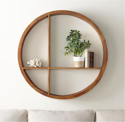 20 Eye Catching Wall Shelves | Centsational Style Wall Shelf Decor, Wood Wall Shelf, Household Decor, Cheap Decor, Wall Shelf, Cheap Home Decor, Wood Shelves, Interior Paint, Shelf Decor