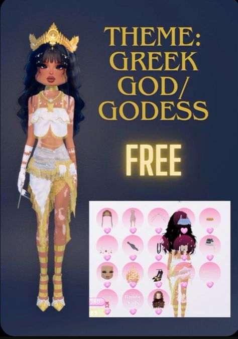 #winter outfits2024# Dress To Impress Theme Greek God/goddess, Dti Theme Greek Goddess, Greek God Goddess Dress To Impress, Greek Gods And Goddesses Dti Outfit, Dti Greek God / Goddess, Dti Theme Top Model, Greek God Dress To Impress, Goddess Dress To Impress, Greek God Outfit