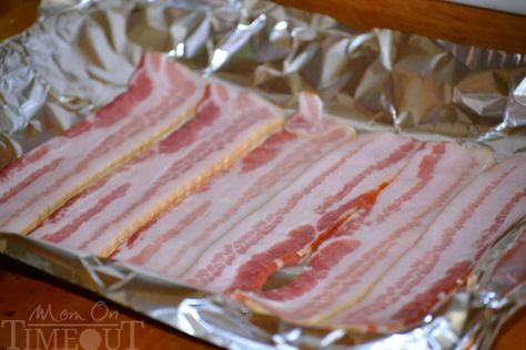 Everybody loves bacon, right? Let me show you how to make PERFECT bacon every time! How to Bake Bacon for the most perfect bacon you've ever seen! How To Bake Bacon, Bake Bacon, Turkey Bacon Wrap, Supper Tonight, Perfect Bacon, Wrapped Presents, Pan Frying, Bacon In The Oven, How To Make Bacon