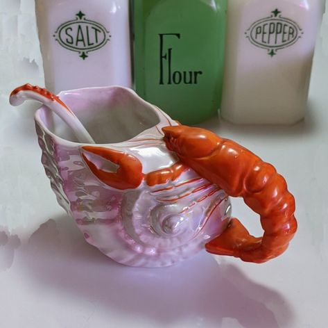 Laika Dog, Lobster Party, Ocean Room Decor, New York Apartment, Ceramics Pottery Art, Crustaceans, Dream House Decor, Clay Pottery, Kitchen Stuff