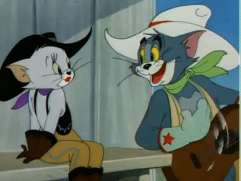 Texas Tom Kissing with style | Tom and Jerry | Know Your Meme Cartoon Kiss Gif, Cartoon Kiss, Tom And Jerry Pictures, Tom Et Jerry, Tex Avery, Tom Cat, Tom And Jerry Cartoon, Tom Y Jerry, Old School Cartoons