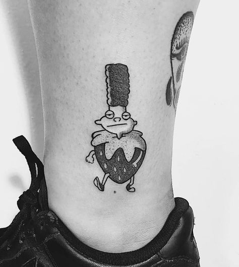 Hey Arnold Tattoo, Show Tattoo, Tasteful Tattoos, Hey Arnold, Cartoon Tattoos, Body Mods, All Tattoos, Cool Tattoos, The Amazing