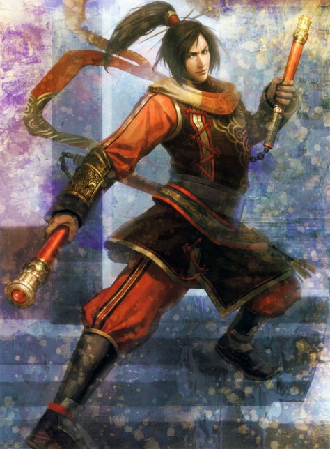 warrior, monk, three section staff Three Section Staff, Gan Ning, Dynasty Warriors 5, Nobunaga's Ambition, Romance Of The Three Kingdoms, Dynasty Warriors 6, Chinese Warrior, Warrior 2, Three Kingdoms