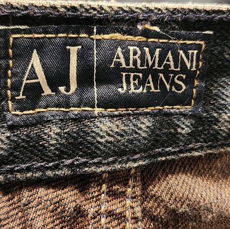 Mens Armani  Jeans Size 40 The Button, Armani Collezioni, Armani Jeans, Jeans Size, Zipper, Pants, Closet, Clothes Design, Trousers