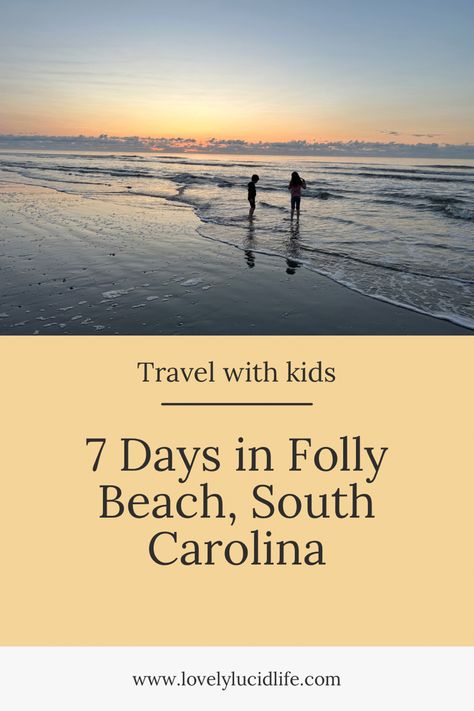 Charleston Family Vacation, Charleston South Carolina With Kids, Folly Island South Carolina, Charleston South Carolina Beaches, Beaches In South Carolina, Foley Beach South Carolina, Beach 2024, Folly Beach South Carolina, Charleston Trip