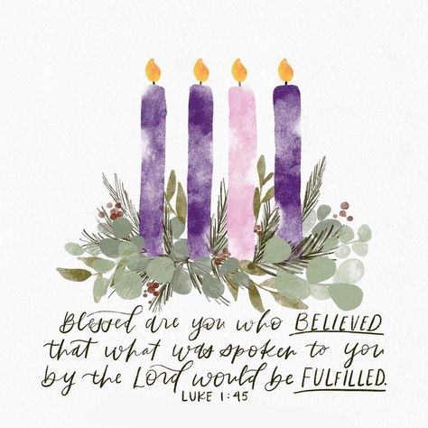 Christmas Watercolor Ideas Xmas Cards, Fourth Sunday Of Advent, Second Sunday Of Advent, Catholic Christmas Cards, Christmas Scripture, Catholic Christmas, Religious Christmas Cards, Candle Cards, Christmas Card Art