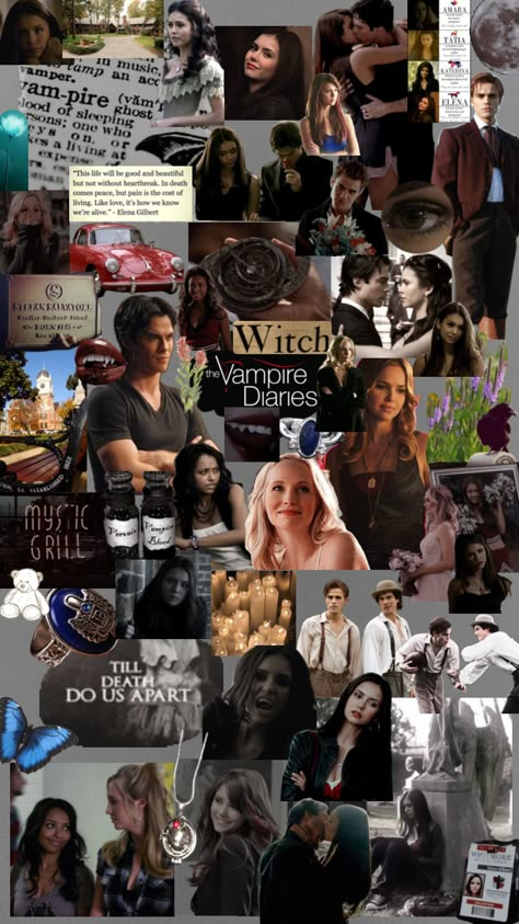 Vampire Diaries = A comfort show for me. Literally watching it right now. 🩷😍🥰 #vampirediaries #thevampirediaries #vampirediariesshuffle #vampirediariesaesthetic #teamdamon Tvd Collage, Wallpaper Cinema, Salvatore Boarding House, Amanda Alves, The Vampire Diaries Damon, Vampire Diaries Aesthetic, Diaries Aesthetic, Vampire Diaries Poster, Cute Home Screens