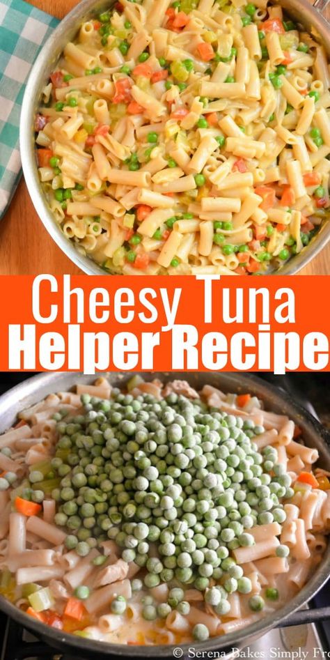 Tuna Hamburger Helper, Tuna Helper Casserole, Copycat Tuna Helper, Homemade Tuna Helper Easy, Homemade Chicken Helper Recipes, Homemade Chicken Helper, Chicken Helper Homemade, Tuna Helper Homemade, Cheesy Tuna Helper