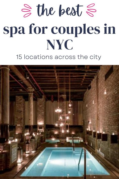 Discover the best spa for couples in NYC with must-experience treatments and options throughout ten distinct neighborhoods. The very best spa days are even sweeter when shared with the ones you love. So, the next time you and your date need a romantic getaway, might I recommend visiting one of the best spas in New York City? You’ll thank me later! Nyc Spa Day, Best Spas In Nyc, New York Spa, Best Spas In The Us, Nyc Spa, Nyc Honeymoon, Couples In Nyc, Romantic Spa, Couples Spa