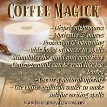 Magical Properties of Coffee | Coffee Materia Magicka » Plentiful Earth Coffee Magick, Magic Coffee, Witchcraft Spells For Beginners, Spells For Beginners, Wiccan Magic, Kitchen Witchery, Coffee Grinds, Eclectic Witch, Witchcraft Spell Books