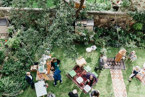 A Magical Back Garden Micro Wedding in Edinburgh, with a Bride in a Bespoke Rowanjoy Bridal Dress, Handfasting and Live Streaming 10 Scotland In September, Micro Garden, Places In Scotland, Narcissus Flower, Newly Married, Micro Wedding, My Dress, Back Garden, Getting Engaged