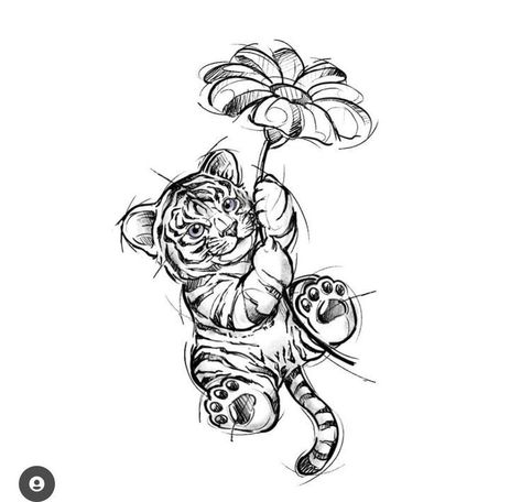 White Tiger Tattoo, Tiger Tattoo Design, Tattoo Outline Drawing, Full Arm Tattoos, Tattoo Stencil Outline, Stylist Tattoos, Tattoo Style Drawings, Tattoo Design Book, Cute Tattoos For Women