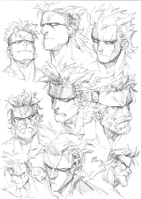 Development Sketches, Drawing Face Expressions, Game Designer, Guided Art, Animation Art Sketches, Cartoon Sketches, Drawing Expressions, J P, Figure Drawing Reference