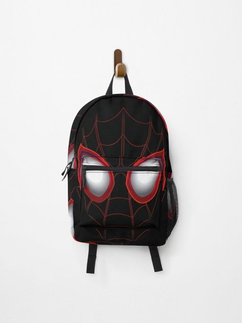 "Miles Morales Backpack " Backpack for Sale by voicelessdone | Redbubble Back To School Backpacks, Miles Morales, Laptop Pocket, Designer Backpacks, School Backpacks, Drawstring Bag, Leather Backpack, Sublimation Printing, Duffle Bag