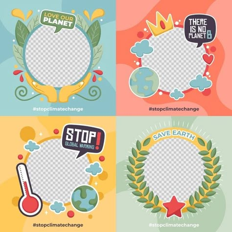 Hand drawn climate change facebook frame... | Free Vector #Freepik #freevector #frame #facebook #social-media #avatar Sc Back Dp Frame, Dp Blast Frame Ideas, Facebook Frame Ideas, Back Dp Frame, Dp Frame, Back Dp, Frames Design Graphic, Frame Love, Facebook Frame