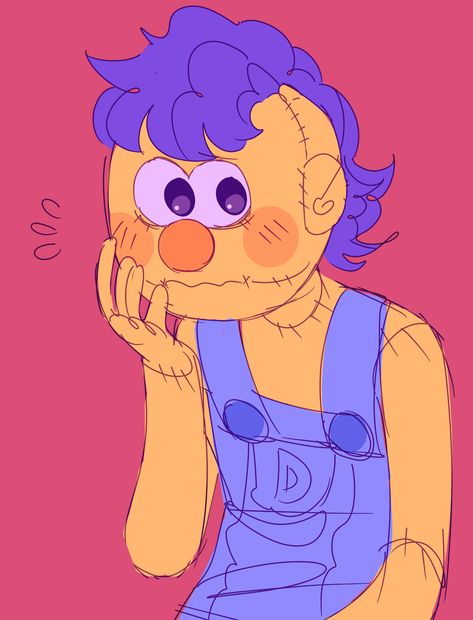 Yellow Guy Dhmis Fanart, Dhmis Yellow Guy, Yellow Guy Dhmis, Don't Hug Me I'm Scared Fanart, Kidcore Art, Yellow Guy, Red Guy, Silly Puppets, Dont Hug Me