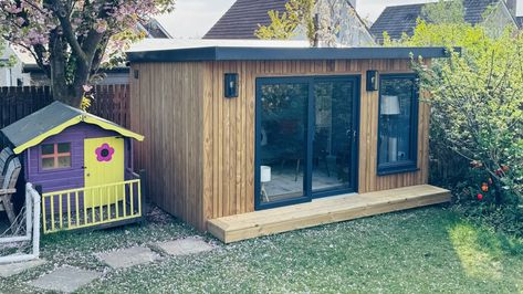 Duo Midi Garden Room with composting toilet Garden Room With Toilet, Room With Toilet, Conservatory Extension, Backyard House, Paving Slabs, Composting Toilet, Planning Permission, Garden Office, Composting