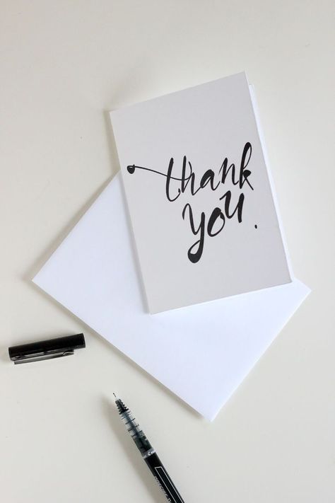 Free Printable Thank You Cards Donation Letter, Photowall Ideas, Calligraphy Thank You, Calligraphy Cards, Free Thank You Cards, Card Simple, Printable Thank You Cards, Appreciation Cards, Business Thank You Cards