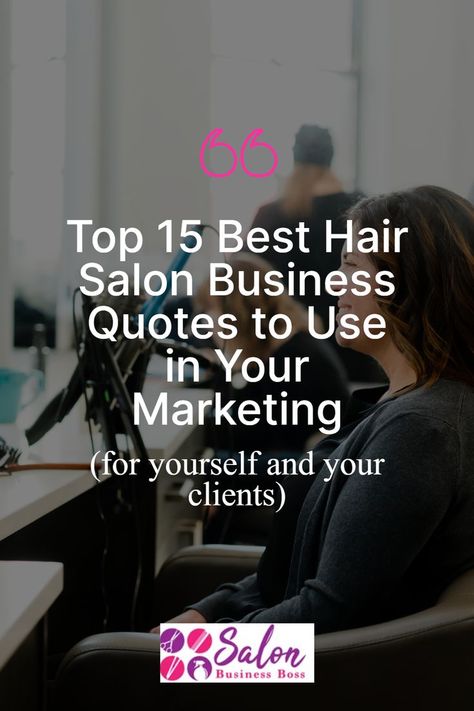 The top best hair salon business quotes and slogans to use in your marketing are out there for the taking. But that doesn’t mean finding the right ones for your hair salon business will be easy; great marketing takes work. Hair Salon Business, Best Hair Salon, Salon Business, Best Hair, Business Quotes, Hair Salon, Are You The One, All In One, Marketing