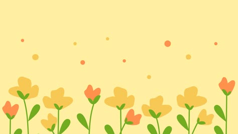 Indie Wallpaper Desktop, Floral Desktop Wallpaper Aesthetic, Cute Flower Laptop Wallpaper, Cute Windows Wallpaper Desktop Backgrounds, Cute Yellow Desktop Wallpaper, Aesthetic Yellow Desktop Wallpaper, Yellow Background Computer, Yellow Wallpaper Macbook, Smiley Desktop Wallpaper