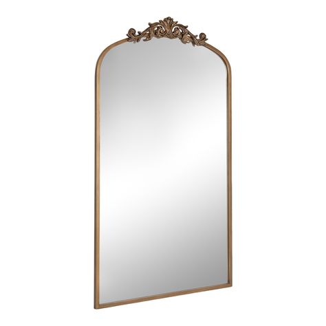 Country Bathroom Mirrors, Full Length Mirror Gold, Panel Mirror, Traditional Home Decor, Arched Mirror, Arch Mirror, Beautiful Mirrors, Length Mirror, Oval Mirror