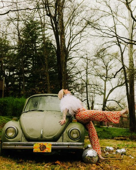 A groovy little bug sesh with @idohairboo I’ll be booking sessions with the bug that is now ORANGE 😍🍊🧡 in late June and July. Feather coat @paparazziglamour Wardrobe @citruscollectiveco client closet Location @happyimageco farm #vw #vintagecar #editorial #creativeportraits #fashionphotography #70sinspired #colorfulfashion #midwestphotographer #portraitphotographer #indianaphotographer Bug Photoshoot, Lauren Smith, Feather Coat, The Bug, And July, 70s Inspired, Creative Portraits, Colorful Fashion, Portrait Photographers