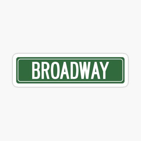 Millions of unique designs by independent artists. Find your thing. Theatre Stickers, Computer Stickers, Broadway Nyc, Funny Bumper Stickers, Talk To Strangers, Computer Sticker, Green Sticker, Plastic Stickers, Personalized Water Bottles