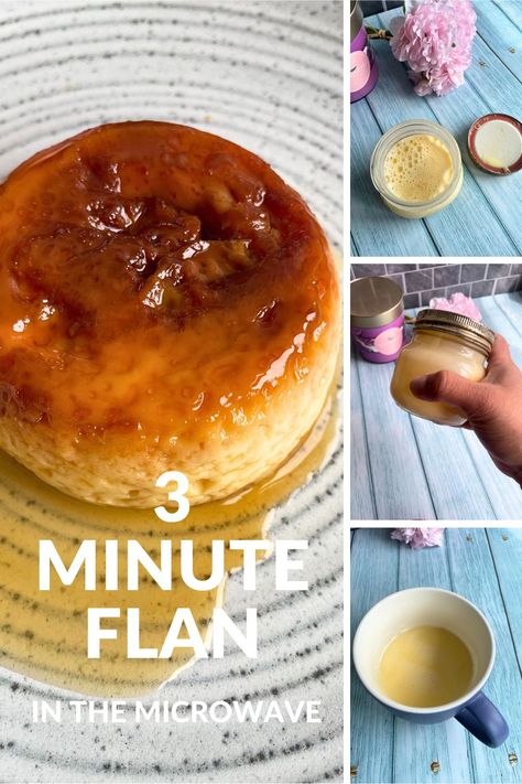 3 Minutes Microwave Flan Recipe | | Bubli's World Cuisine Microwave Flan In A Cup, Mini Flan Recipe, Microwave Flan, Easy Microwave Desserts, Microwave Recipes Dessert, Flan Recipe Easy, Flan Dessert, Chocolate Flan, Microwave Dessert