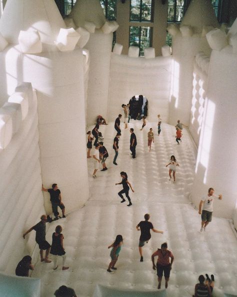 Furniture Archive on Instagram: “White Bouncy Castle by William Forsythe, c. 1997” Bounce Castle, Bouncy House, Famous Castles, Bouncy Castle, Bounce House, Berlin Germany, Oh The Places Youll Go, Budapest, Places To See