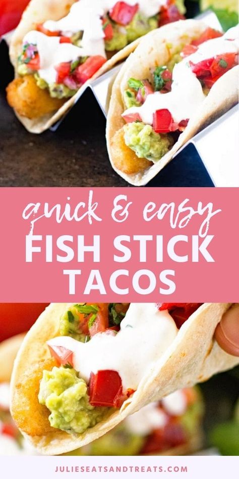 Fish Stick Tacos, Crunchy Fish, Mexican Fish, Fish Tacos With Cabbage, Crispy Corn, Appetizer Sandwiches, Fish Sticks, Fish Tacos Recipe, Tacos And Burritos