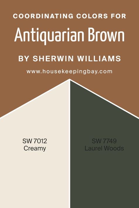 Coordinating Colors of Antiquarian Brown SW 0045 by Sherwin Williams Camel Paint Color, Orange Paint Colors, Orange Decor, Sherwin Williams Paint Colors, Orange Paint, Bedroom Paint Colors, Bottle Shop, Exterior House Colors, Paint Colors For Home