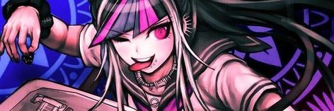 Dr Banner, Ibuki Mioda, Twitter Banner, Chat With Friends, Header Banner, Danganronpa, Cool Gifs, Divider, With Friends