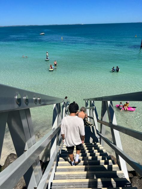 #australia #beach #australiabeach #coogee #coogeebeach #ocean #sea #bridge #jetty #water #summer #snorkeling Australian School Aesthetic, Australian Beach Aesthetic, Australia Snorkeling, Australian Aesthetic, Australia Lifestyle, Australia Life, Sydney Summer, Basic Aussie, Aussie Summer