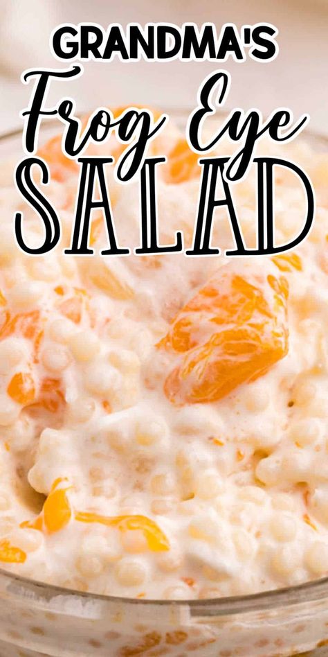 Sweet Pasta Salads, Frog Eye Salad Recipe, Sweet Pasta, Frog Eye Salad, Frog Eye, Healthy Summer Desserts, Fluff Desserts, Mandarin Oranges, Jello Salad